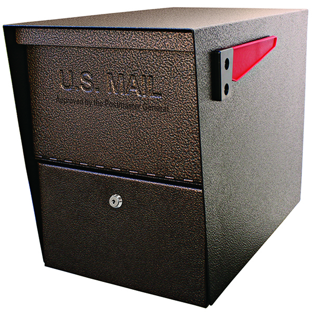 MailBoss 7208 Package Master Locking Security Mailbox Bronze GS7208