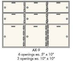 SoCal - Bridgeman Safes AX Single Nose Safe Deposit Box AXSN-9 - Socal Safes