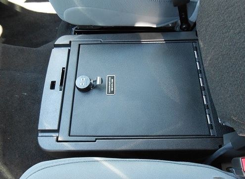 Console Vault Ford F350 Under Front Middle Seat: 2011 - 2016 1056-F350