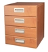 Gardall Four Drawer Wooden Storage/Jewelry Cabinet