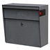 MailBoss 7161 Metro Wall Mount Locking Mailbox - Granite