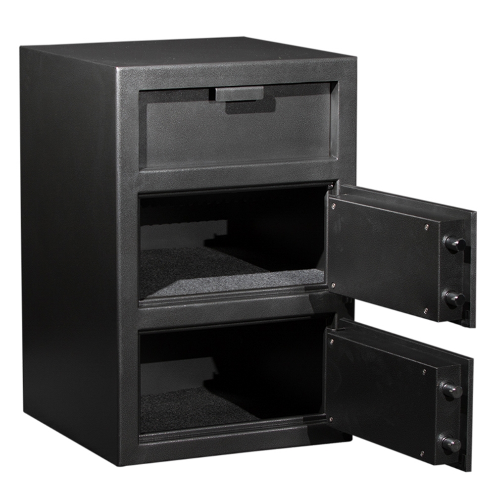 Protex FDD-3020 Safe - B-rated Duel Compartment Depository Safe | Gunsafes