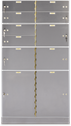 Socal Safe AX Series Modular Teller Lockers AXL-3-22