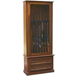 Oak Gun Cabinets