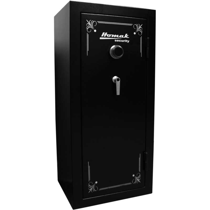 Homak HS50121240 24 Gun 30 Minute Fire Safe w/ Combination Lock ...