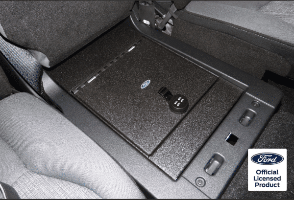 Console Vault Ford F150 Under Middle Bench Seat Safe: 2015 – 2025