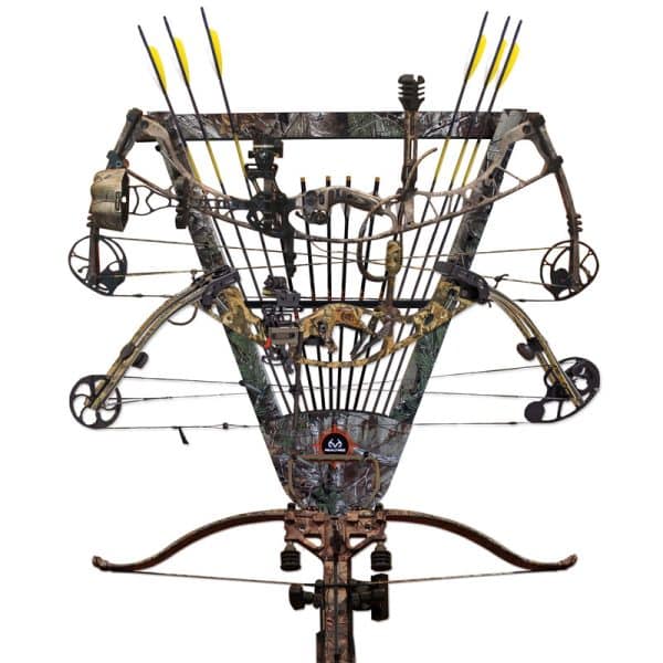 Rush Creek REALTREE CROSSBOW & COMPOUND BOW 12-ARROW WALL STORAGE RACK