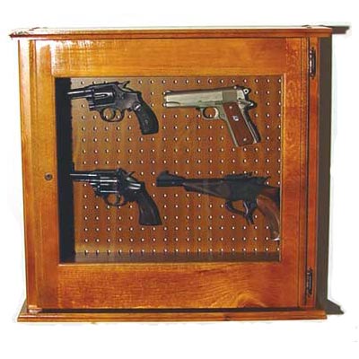 Scout 620 Pistol Cabinet - Solid Pine