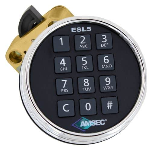 AMSEC Locks - AMESL5 - Swing Bolt Lock & Backlit Keypad Kit