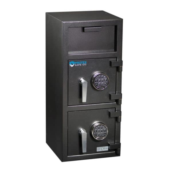 Protex FDD-3214 Safe - B-rated Narrow Dual Compartment Depository Safe