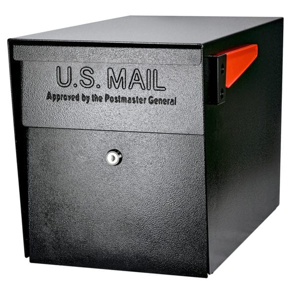 MailBoss 7106 Locking Security Mailbox - Black