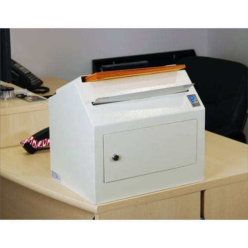 Protex SDL-500 Safe - Desktop/ Wall-Mount Locking, Payment Drop Box